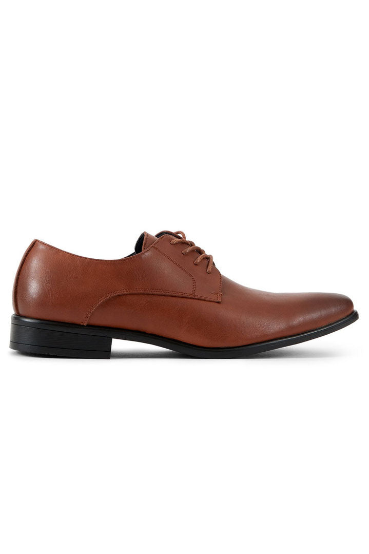 Allure Men Allure Oxford Cognac Leather Tuxedo Shoes 11 Medium (D)