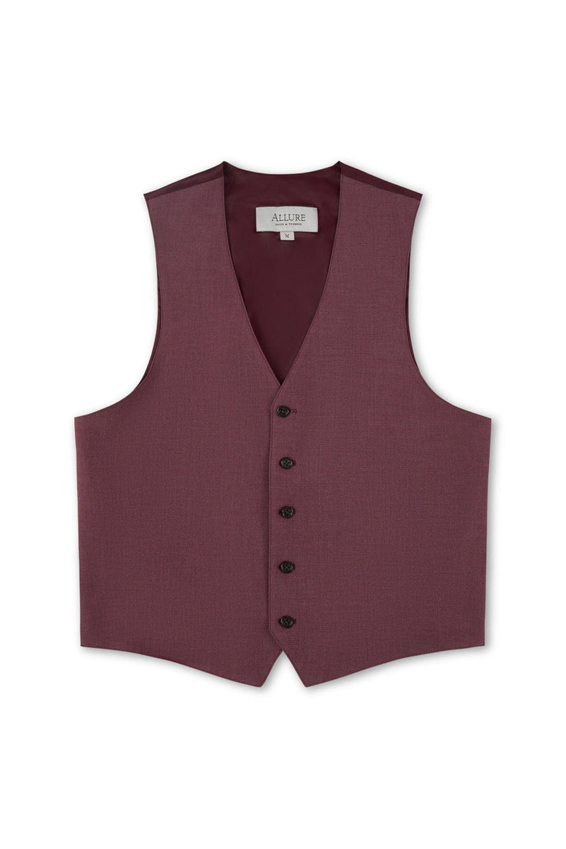 Burgundy "Windsor" Vest  Buy4LessTuxedo.com