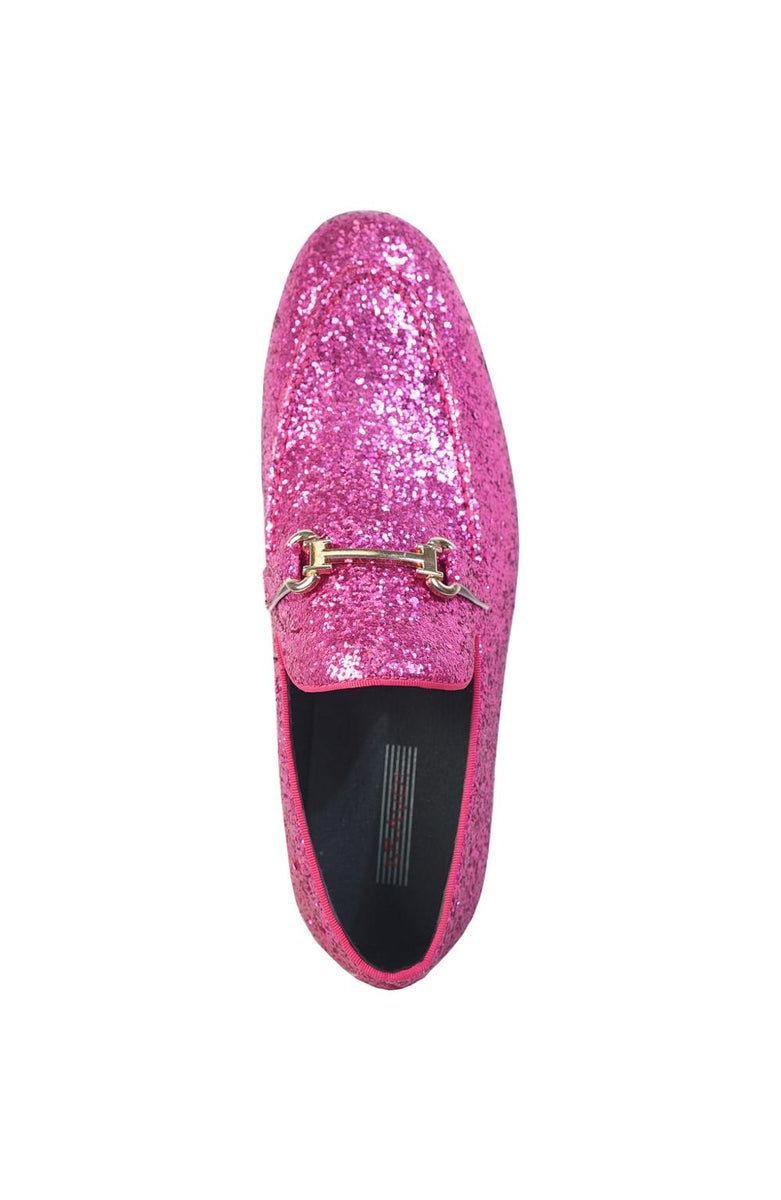 Light Pink Pink Loafers Mens Bravo Glitter Pink Shoes 11 Medium (D) Light Pink Pink Loafers Mens Bravo Glitter Pink Shoes 11 Medium (D)