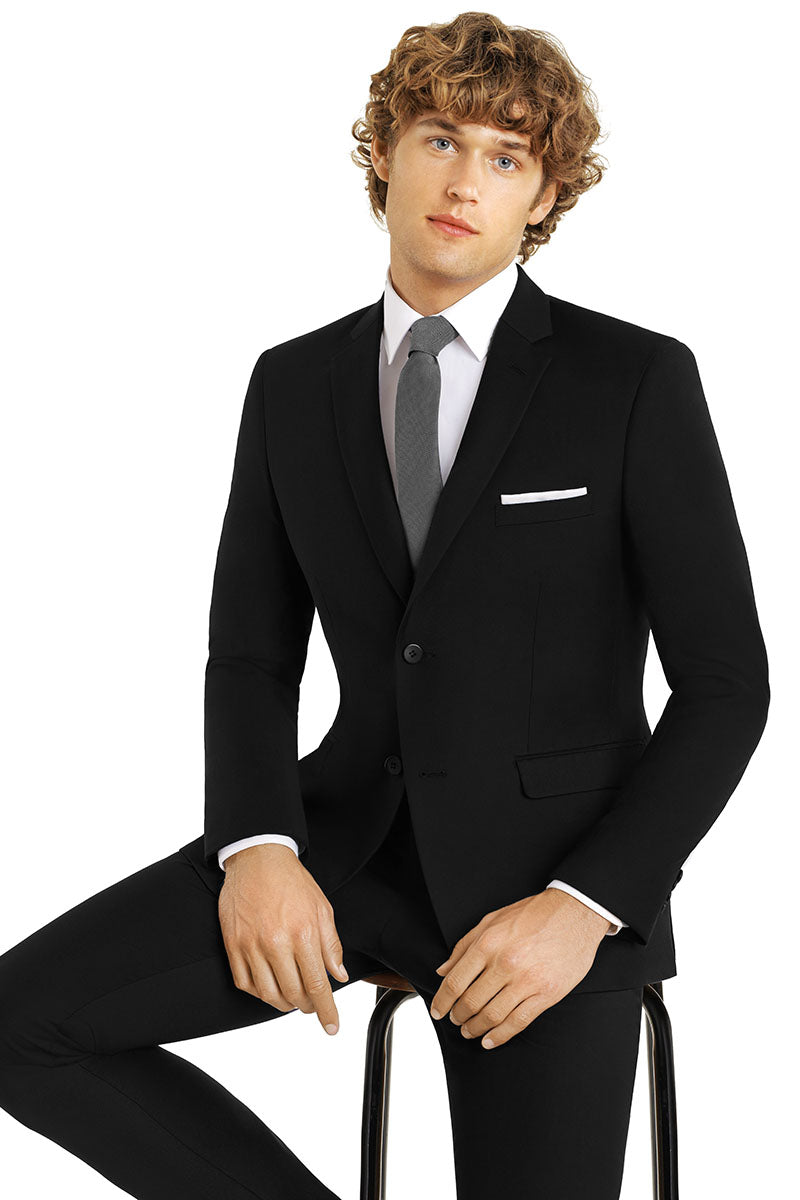 Couture 1910 Athens Black Suit Jacket (Separates) 42s Slim