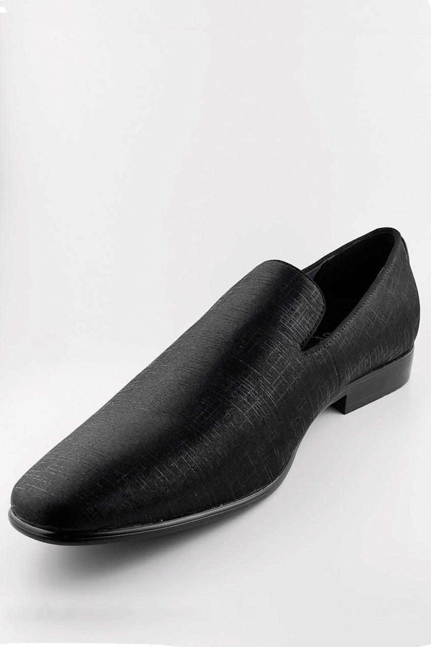 "Sharkskin" Black Couture 1910 Tuxedo Shoes