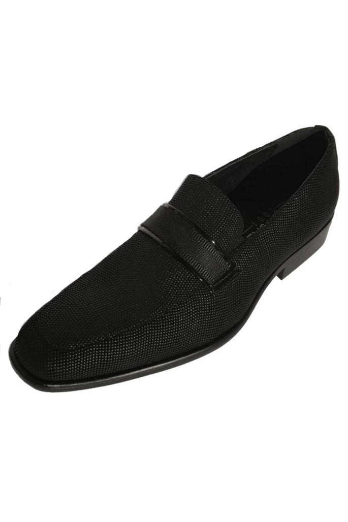 "Pindot" Black Couture 1910 Tuxedo Shoes
