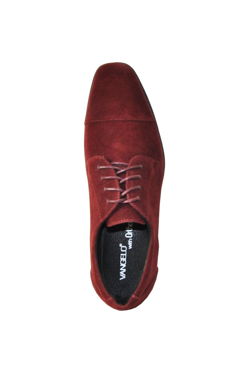 burgundy suede dress shoes mens Men’s Paganini Burgundy/Grey suede and leather Spectator Shoe by Mezlan 8
