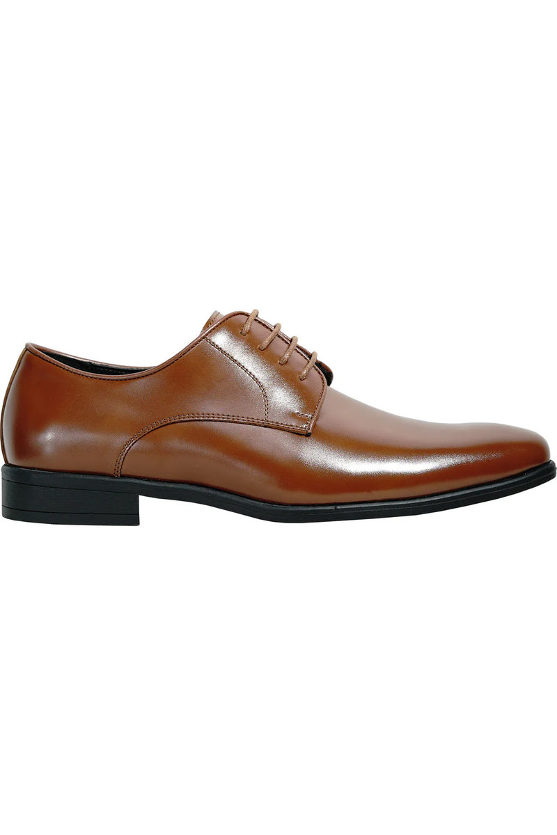 Vangelo Titan Cognac Matte Dress Shoes 8 Wide (EE)