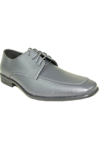 Allure Men "Allure Moc Toe" Steel Grey Matte Tuxedo Shoes