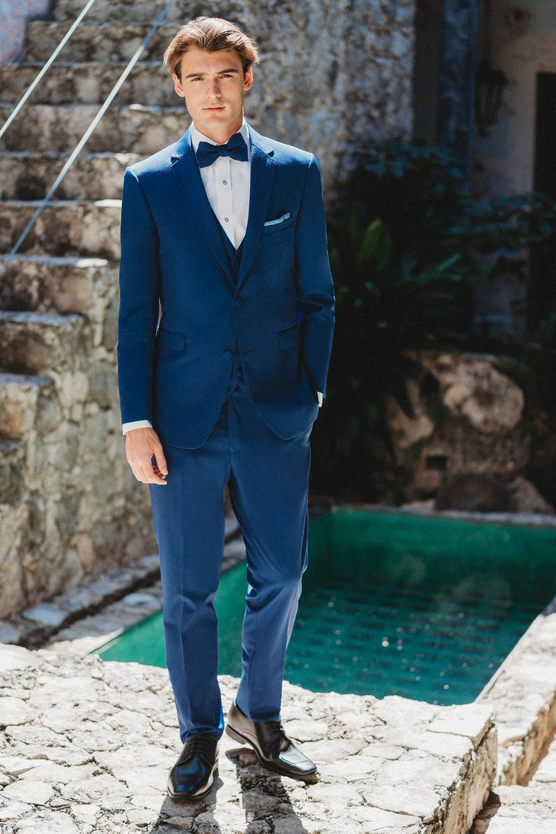 Ultra Slim Blue Tuxedo Pants Midnight Blue Tuxedo Pants