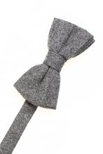 BLACKTIE Black & White Tweed Bow Tie