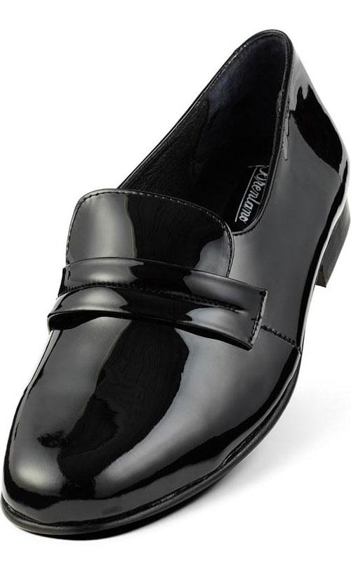 Brentano "Alexander" Black Brentano Tuxedo Shoes