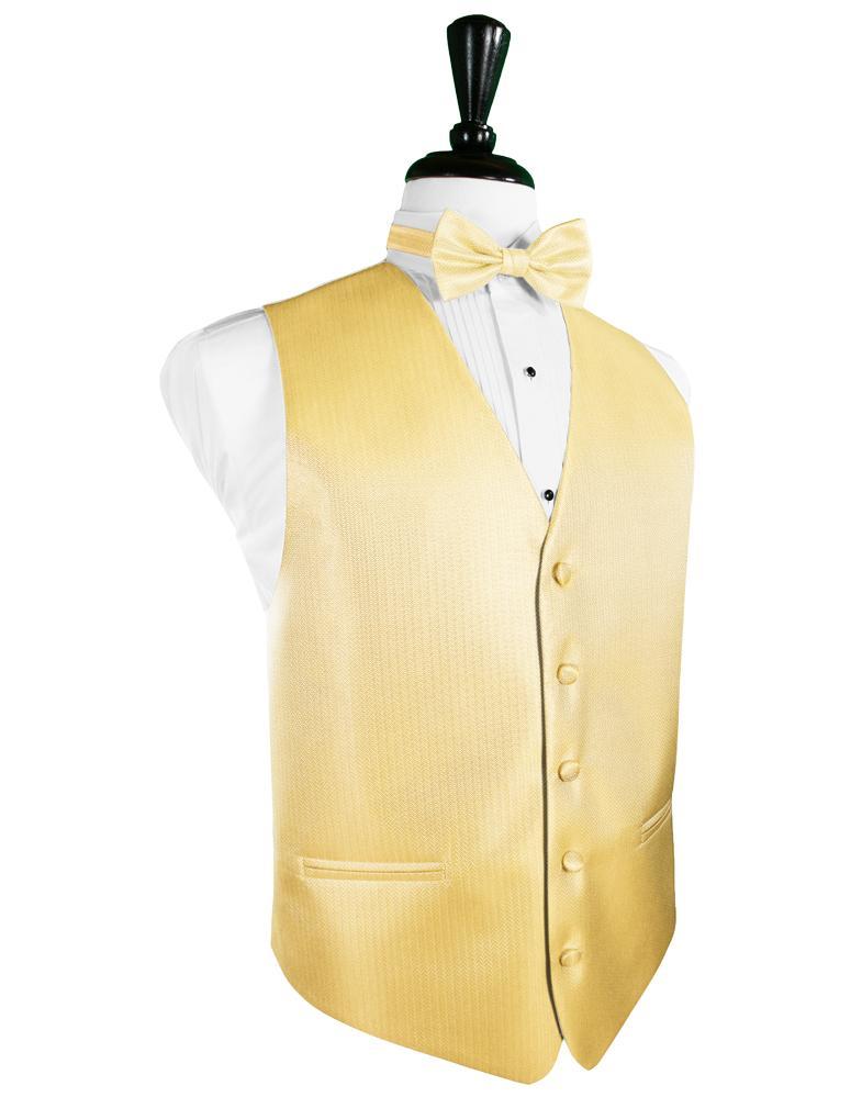 Buttercup Herringbone Tuxedo Vest