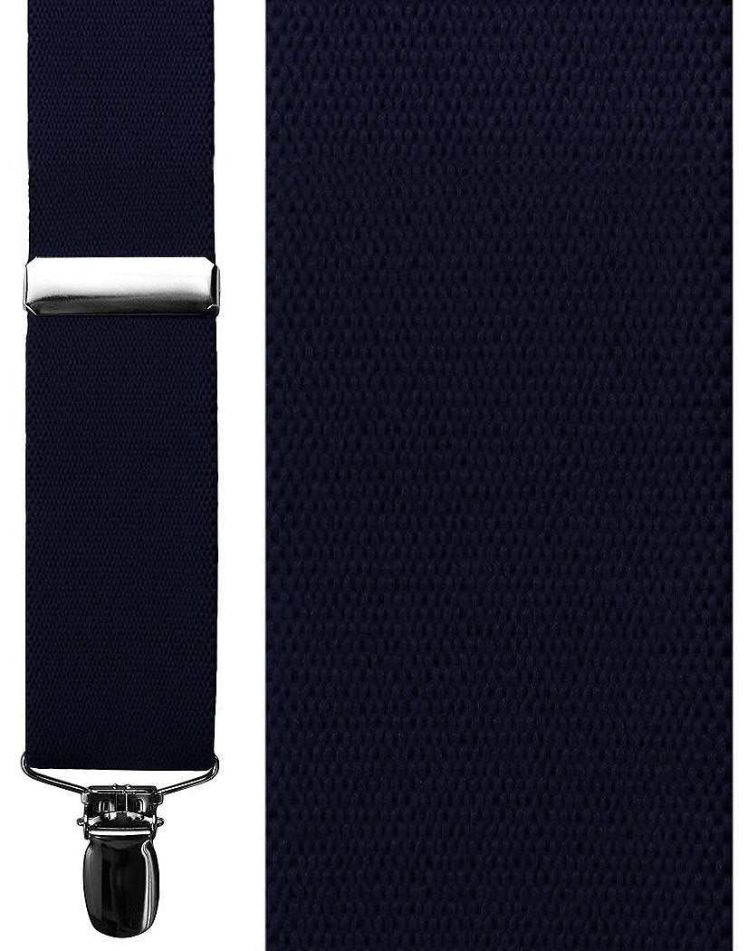 Cardi "Catania" Navy Suspenders