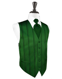 Hunter Striped Satin Tuxedo Vest