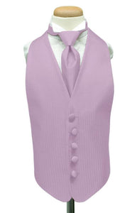 Cardi Lavender Herringbone Kids Tuxedo Vest
