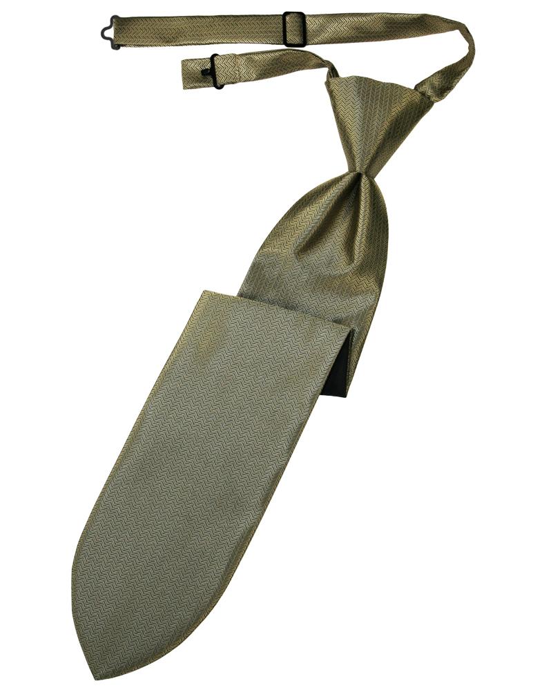 Bamboo Herringbone Necktie Bamboo Herringbone Necktie