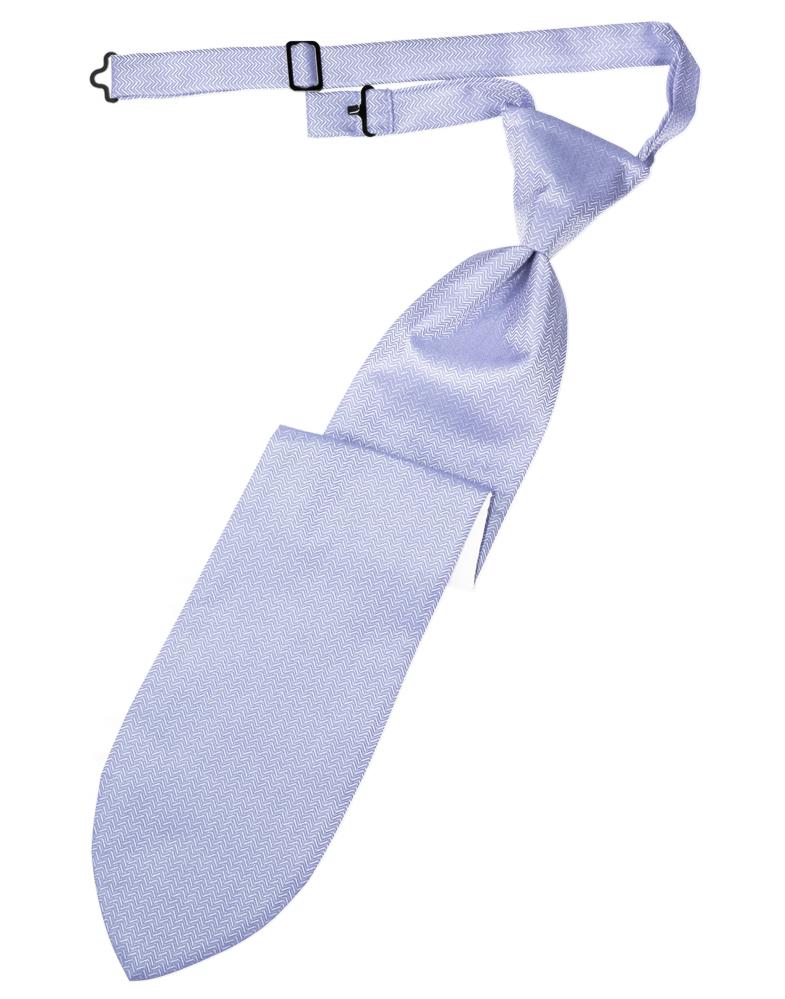 Periwinkle Herringbone Necktie Periwinkle Herringbone Necktie