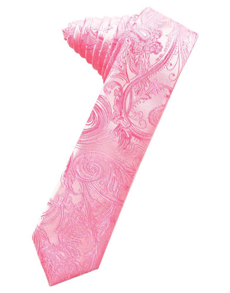 Bubblegum Tapestry Skinny Necktie