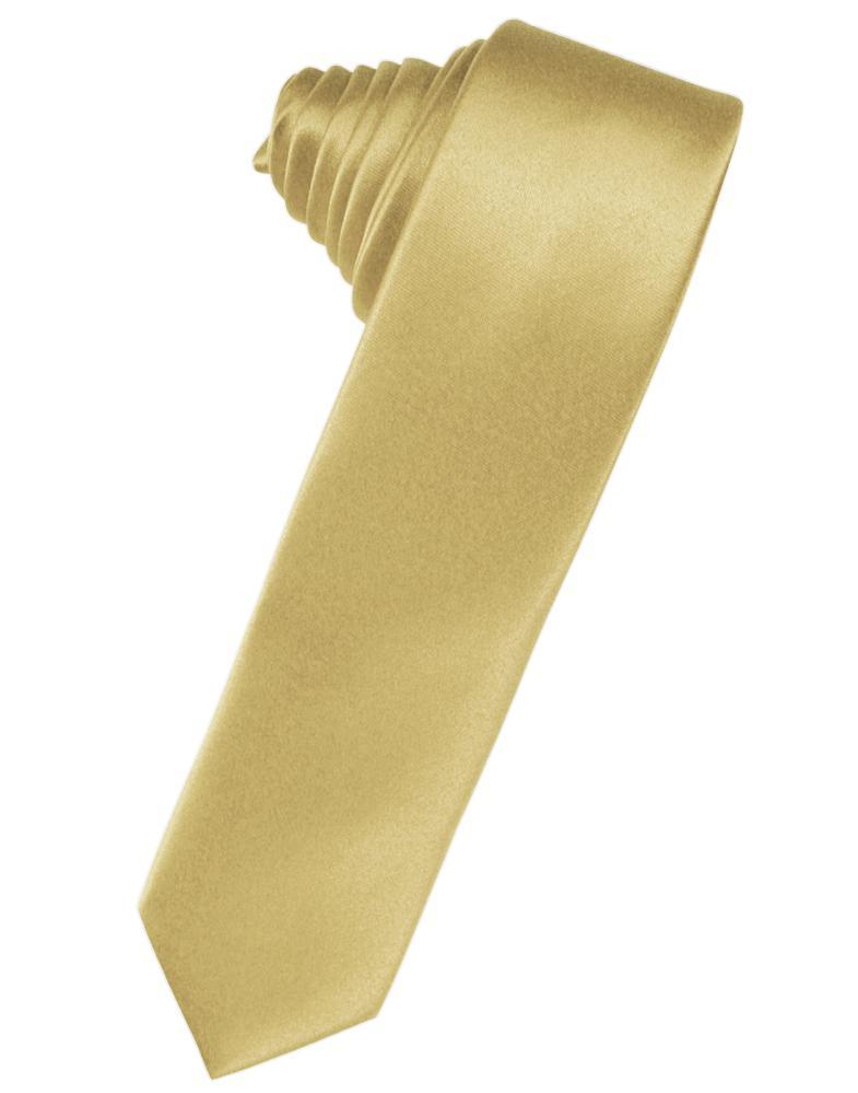 Harvest Maize Luxury Satin Skinny Necktie