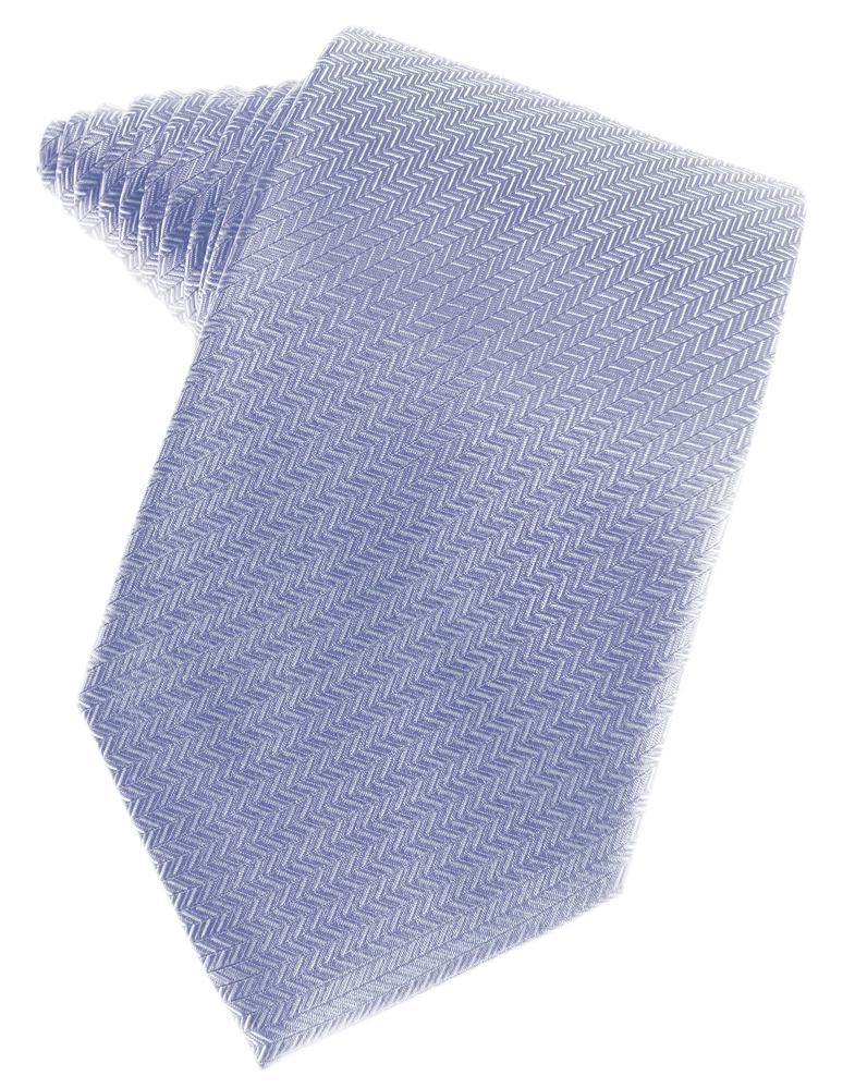 Periwinkle Herringbone Necktie Periwinkle Herringbone Necktie