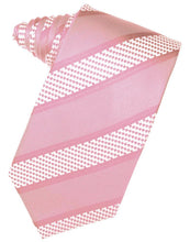 Rose Venetian Stripe Necktie