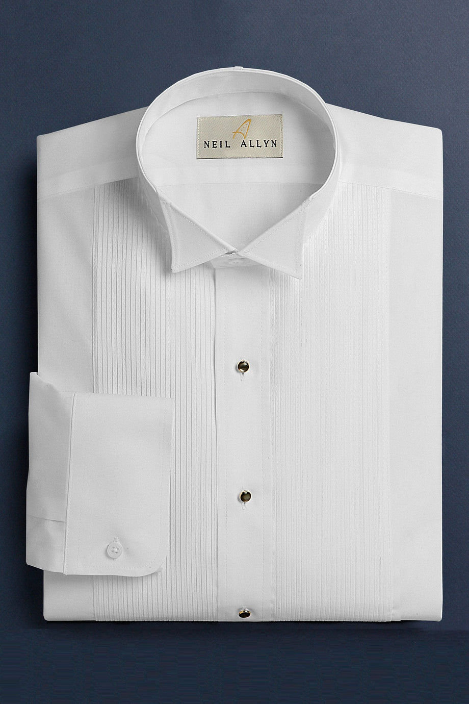 Classic Collection "Timothy" White Wingtip Tuxedo Shirt
