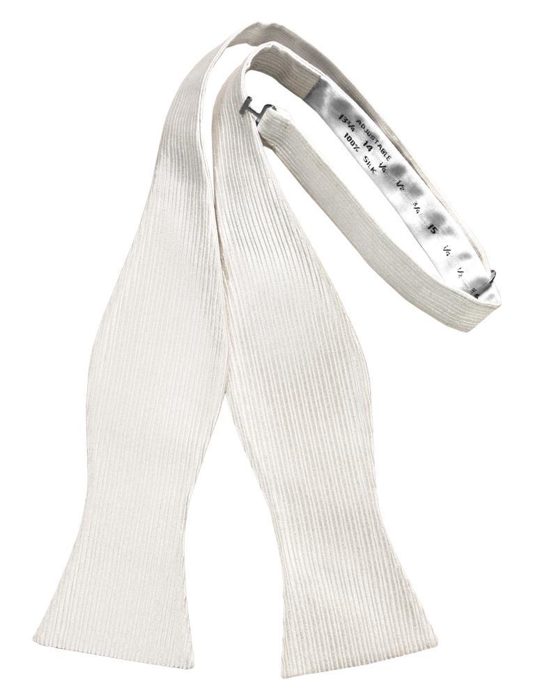 Ivory Faille Silk Bow Tie Ivory Faille Silk Bow Tie