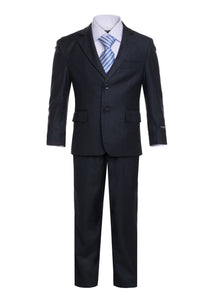 Ferrecci "Jax" Kids Charcoal Suit 5-Piece Set