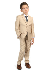 Ferrecci "Jax" Kids Tan Suit 5-Piece Set