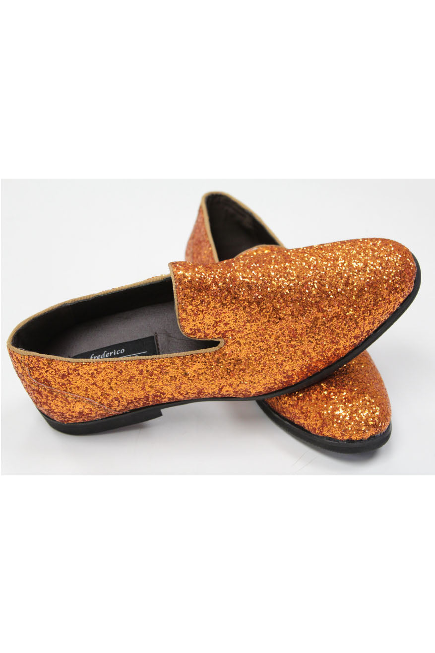 "Sparkle" Orange Shoes