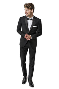 Paul Betenly "Rocco" Black 2-Button Notch Tuxedo