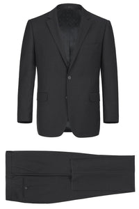 RN Collection "Rafael" Black 2-Button Notch Suit