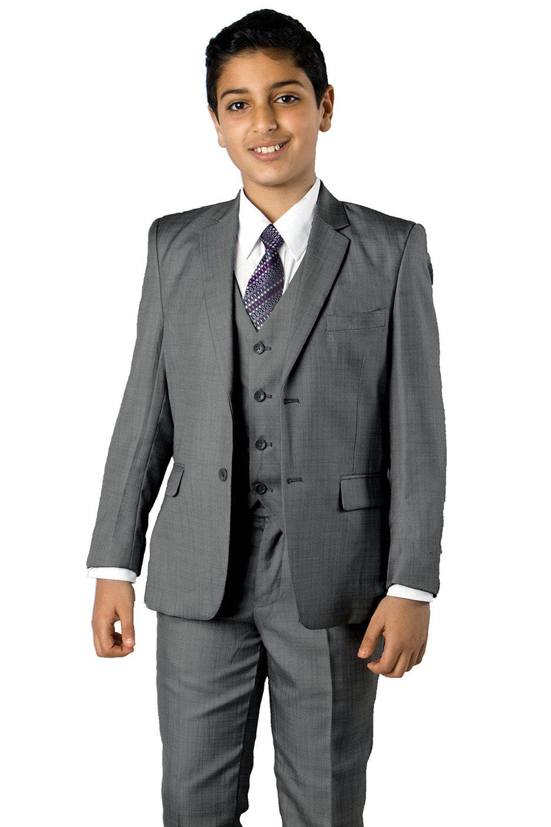 ◆ept◆ COURT GREYDGREY EP4SW1CT77203 Light Grey Suit & Grey Tie | Wedding Suit & Tuxedo