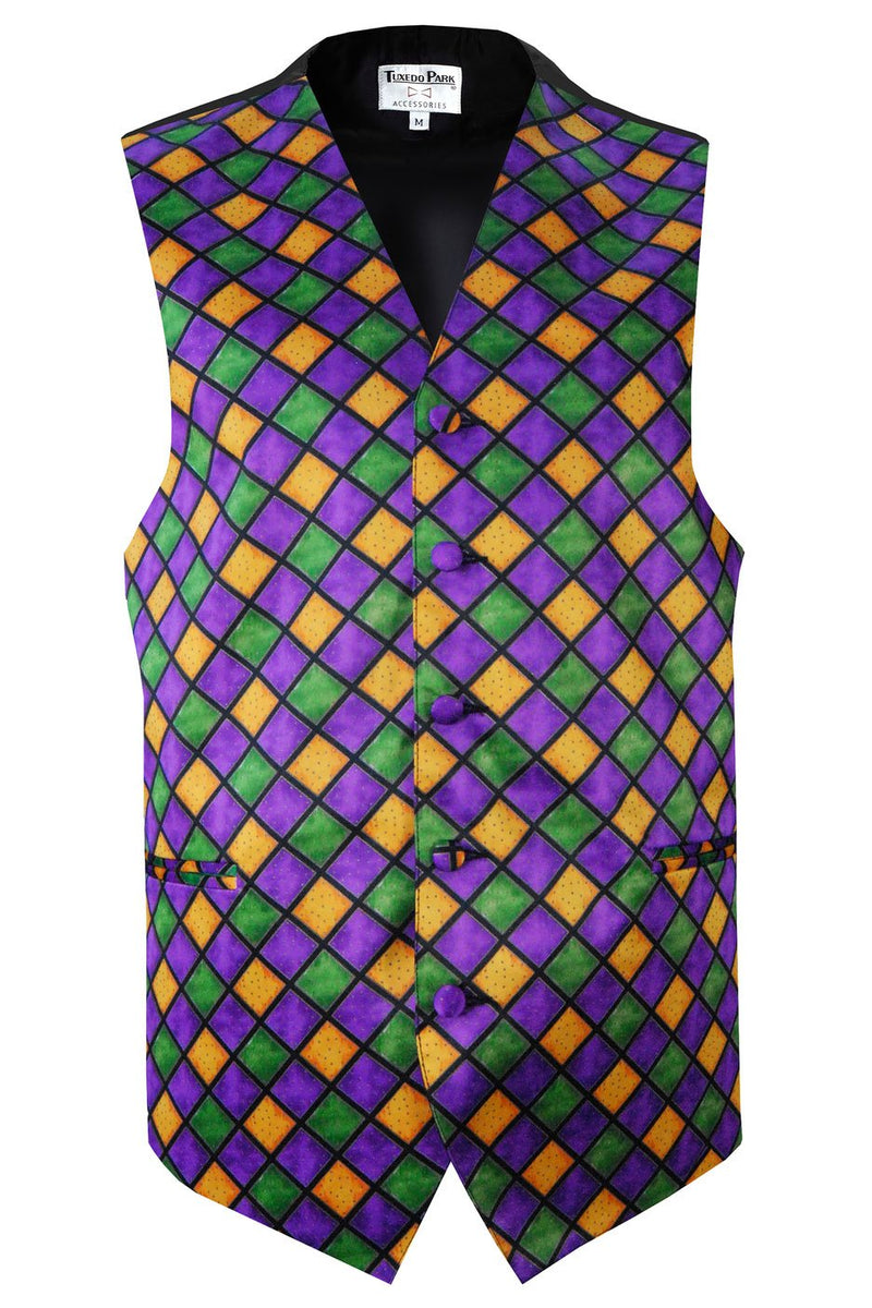 Mardi Gras Harlequin Tuxedo Vest Buy4LessTuxedo