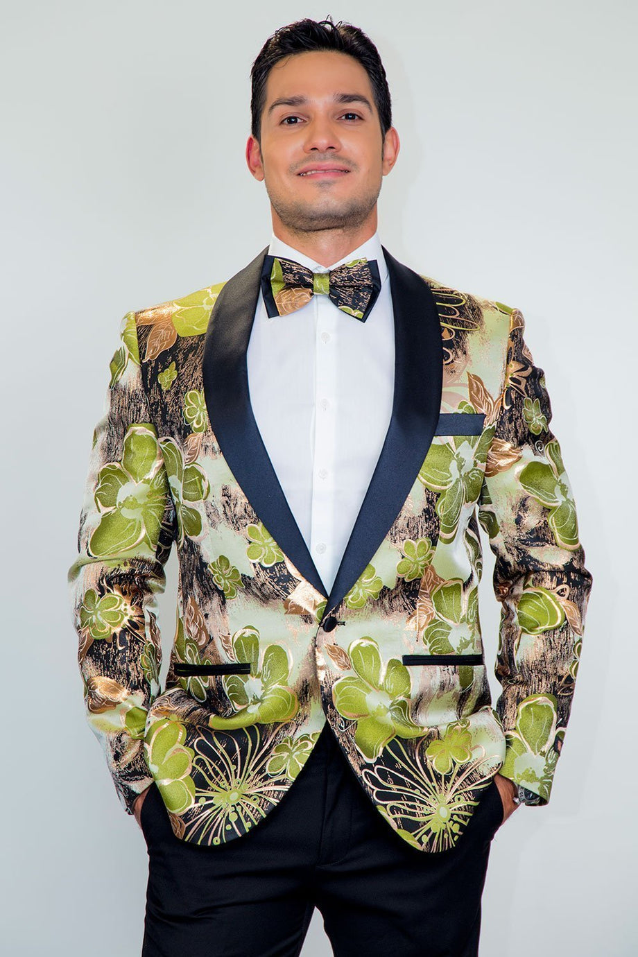 Xander Xiao "Monte Carlo" Green Tuxedo Jacket (Separates)