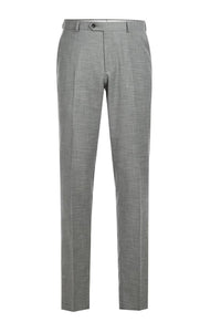 Grey Solid 2-Button Notch Suit (2-Piece Set)