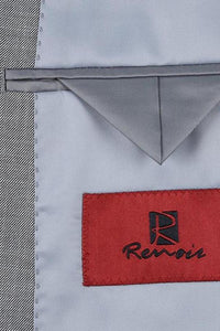 Grey Solid 2-Button Notch Suit (2-Piece Set)