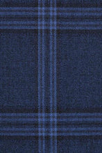 Navy Windowpane 2-Button Notch Suit (2-Piece Set)