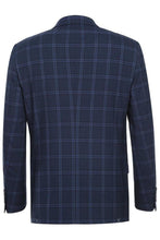 Navy Windowpane 2-Button Notch Suit (2-Piece Set)
