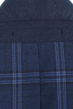 Navy Windowpane 2-Button Notch Suit (2-Piece Set)