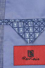Blue Check 2-Button Notch Suit (2-Piece Set)