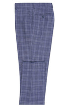 Blue Check 2-Button Notch Suit (2-Piece Set)