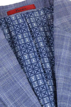 Blue Check 2-Button Notch Suit (2-Piece Set)