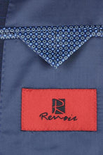 Marine Blue Windowpane 2-Button Notch Suit (2-Piece Set)