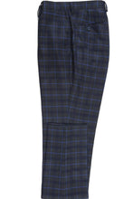 Blue Windowpane 2-Button Notch Suit (2-Piece Set)