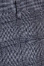 Grey Windowpane 2-Button Notch Suit (2-Piece Set)