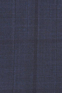 Navy Windowpane 2-Button Notch Suit (2-Piece Set)