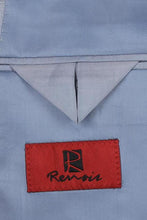 Blue Windowpane 2-Button Notch Suit (2-Piece Set)