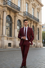 "Versafit" Burgundy Suit (2-Piece Set)