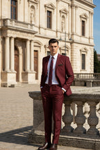 "Versafit" Burgundy Suit (2-Piece Set)