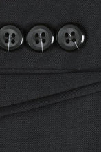 Black Solid 2-Button Notch Suit (2-Piece Set)
