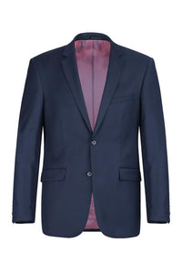 Navy Solid 2-Button Notch Suit (2-Piece Set)