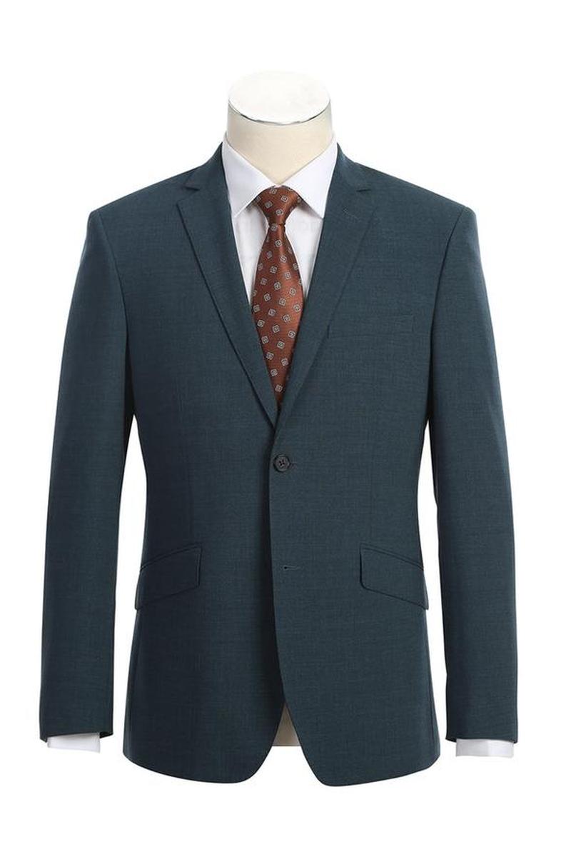 Dark Blue 2-Button Notch Suit (2-Piece Set)